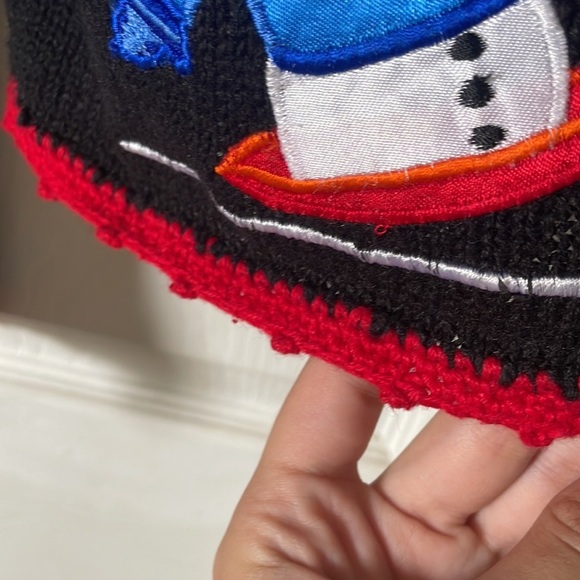 Vintage Nutcracker black button up ugly Christmas sweater cardigan snowman sz L - Picture 4 of 16